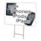 Signmission We Fix Iphones Ipods Ip Yard & Stake outdoor plastic coroplast window, C-2436-We Fix iPhones iPods C-2436-DS-We Fix iPhones iPods iP - alternate 1